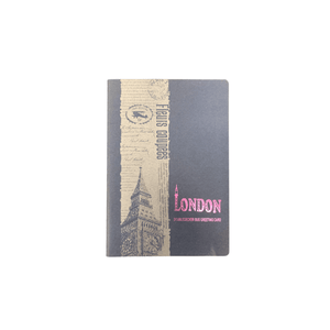 London Lined Notebook - Blue - Mu Shop