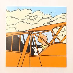 Looking Up Tintin Card - Mu Shop