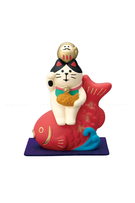 Lucky Cat Snapper Figurine - Mu Shop