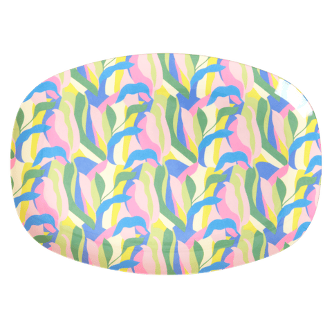 Melamine Rectangular Plate Jungle Print - Mu Shop