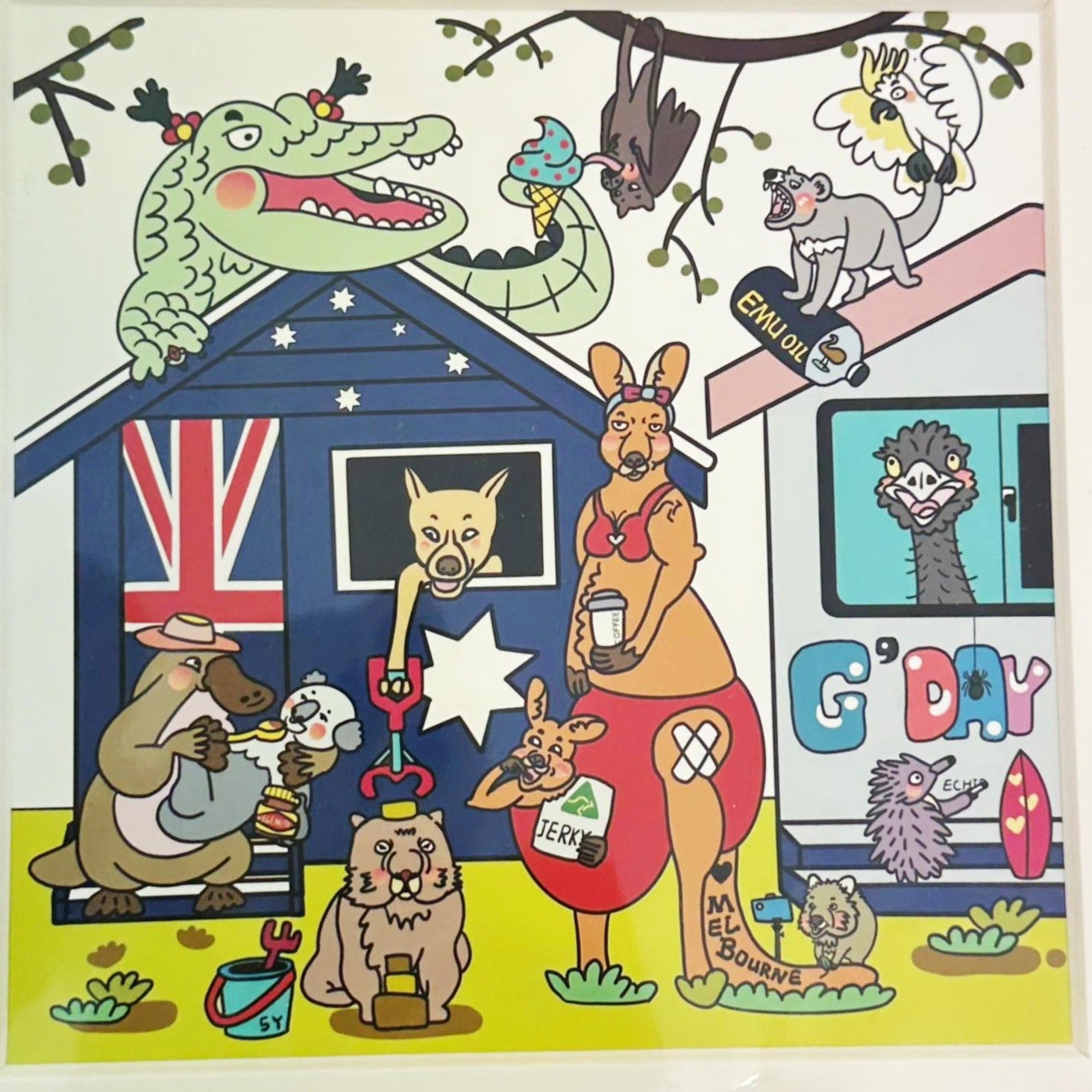 Melbourne Card - Animals - Mu Shop