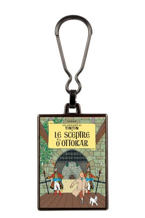 Metal Keyring The Adventures of Tintin (Le Sceptre d'Ottokar) - Mu Shop