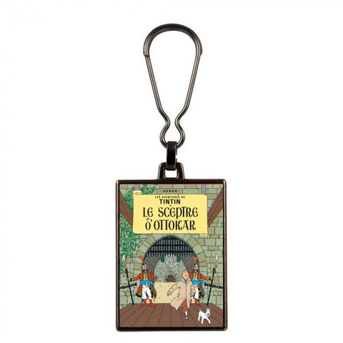 Metal Keyring The Adventures of Tintin (Le Sceptre d'Ottokar) - Mu Shop