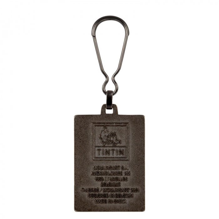 Metal Keyring The Adventures of Tintin (Tintin au Congo, colorized) - Mu Shop