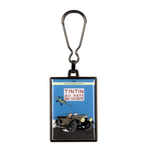 Metal Keyring The Adventures of Tintin (Tintin au pays des Soviets, colorized) - Mu Shop
