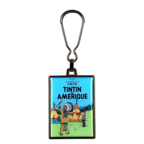 Metal Keyring The Adventures of Tintin (Tintin en Amérique) - Mu Shop