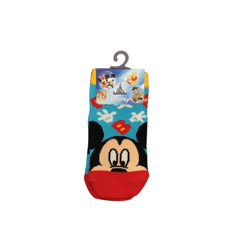 Mickey Mouse Kids Ankle Socks - Blue (S)3~5 - Mu Shop