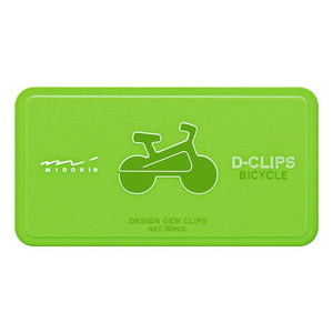 Midori D Paperclips Bicycle 30 Pack - Mu Shop