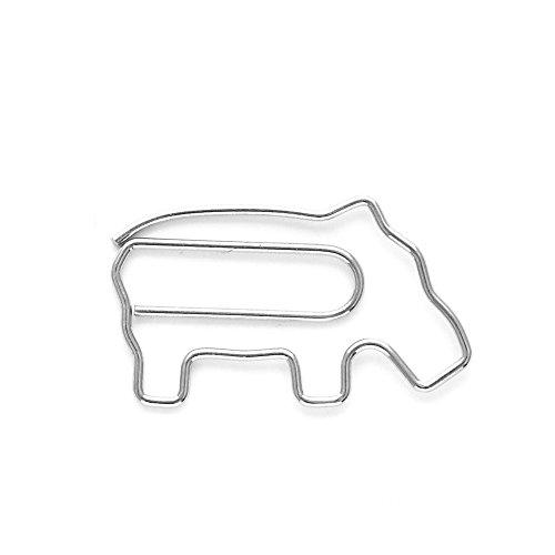 Midori D Paperclips Hippo 30 Pack