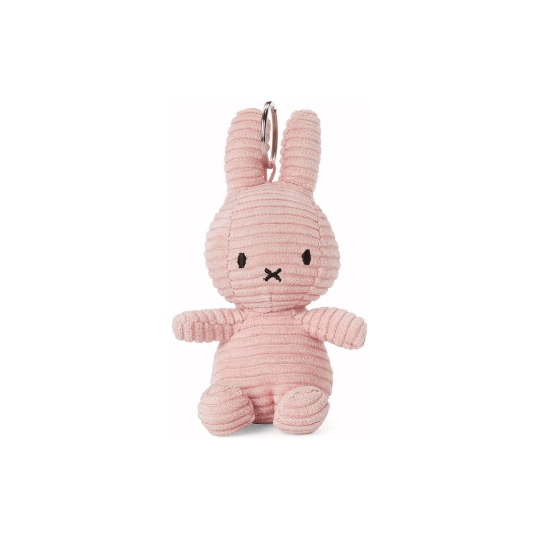 Miffy 10cm Keychain Corduroy Pink - Mu Shop