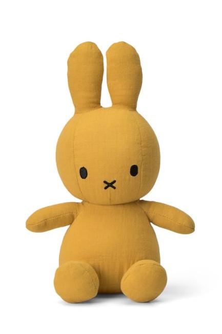 Miffy 23cm Sitting Plush - Muslin Yellow - Mu Shop