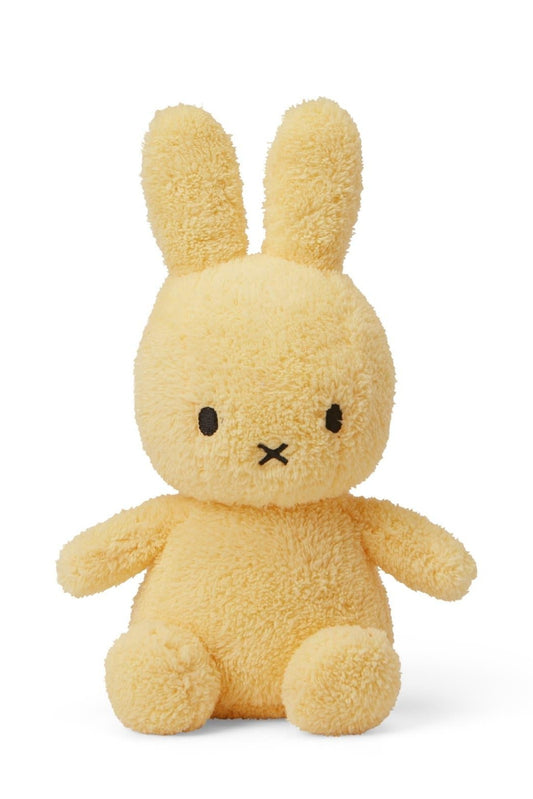 Miffy 23cm Sitting Plush - Terry Light Yellow - Mu Shop