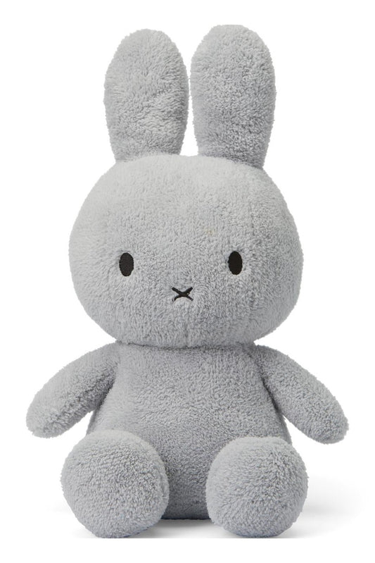 Miffy 33cm Sitting Teddy Light Grey Plush - Mu Shop