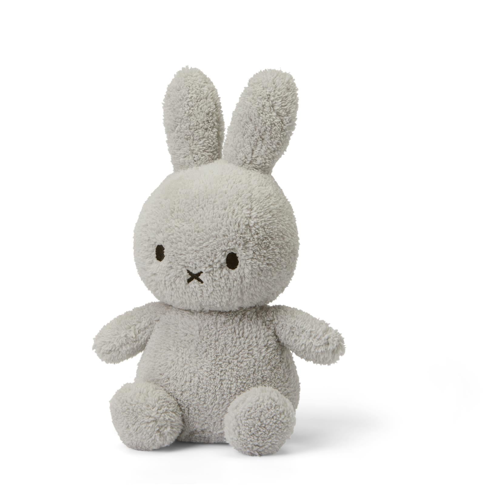 Miffy 33cm Sitting Teddy Light Grey Plush - Mu Shop