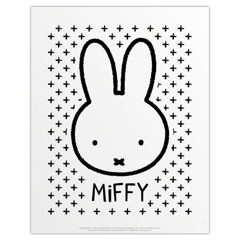 Miffy Face 11x14 Print - Mu Shop