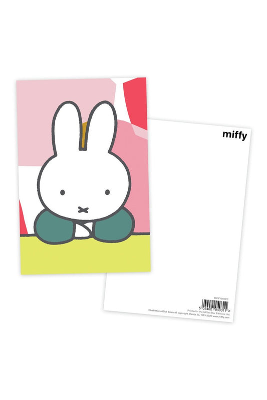 Miffy Floral Expression Postcard - Mu Shop