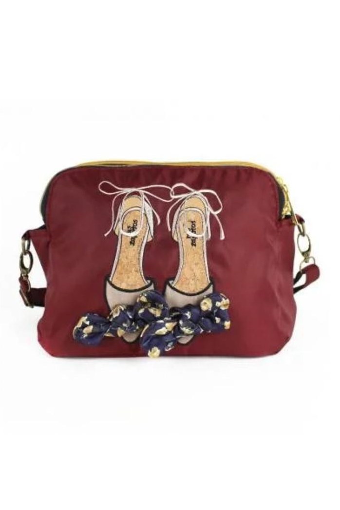 Mis Zapatos Women Fashion Crossbody Bag - Red - Mu Shop