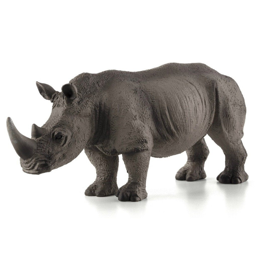MOJO White Rhinoceros Hand Painted Figurine - Mu Shop