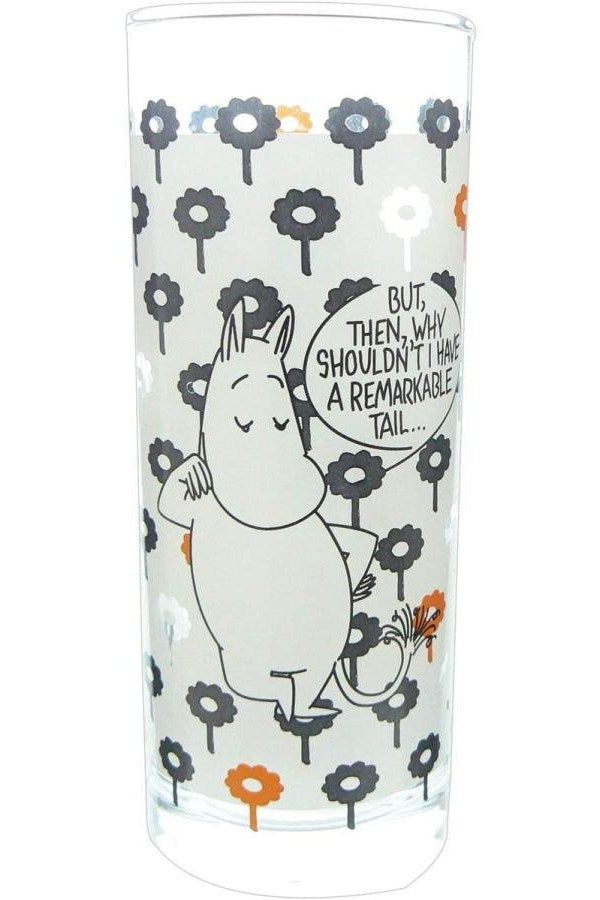 Moomin 300ml Moomin Pattern Glass Cup - Mu Shop