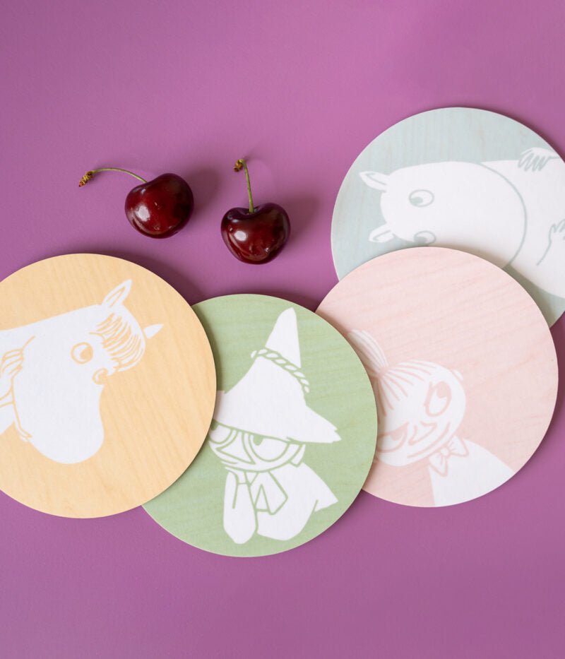 Moomin Coasters 4-PACK - Mu Shop