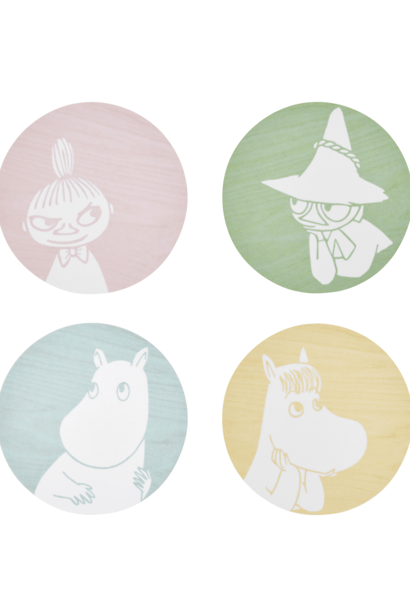 Moomin Coasters 4-PACK - Mu Shop