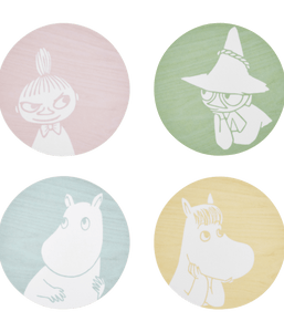Moomin Coasters 4-PACK - Mu Shop