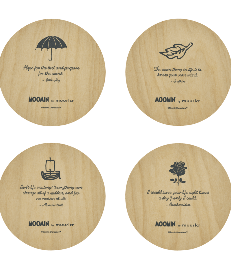 Moomin Coasters 4-PACK - Mu Shop