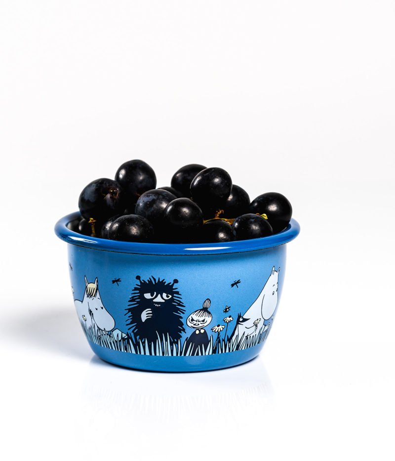 Moomin Enamel Bowl 3dl Friends - Mu Shop