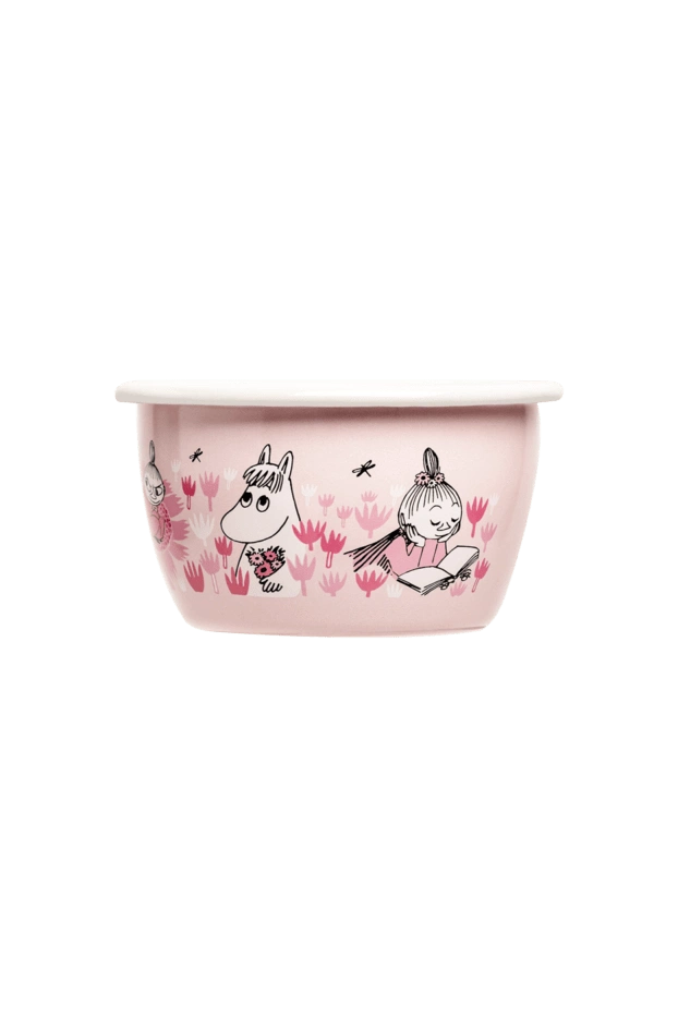 Moomin Enamel Bowl 3dl Girls - Mu Shop