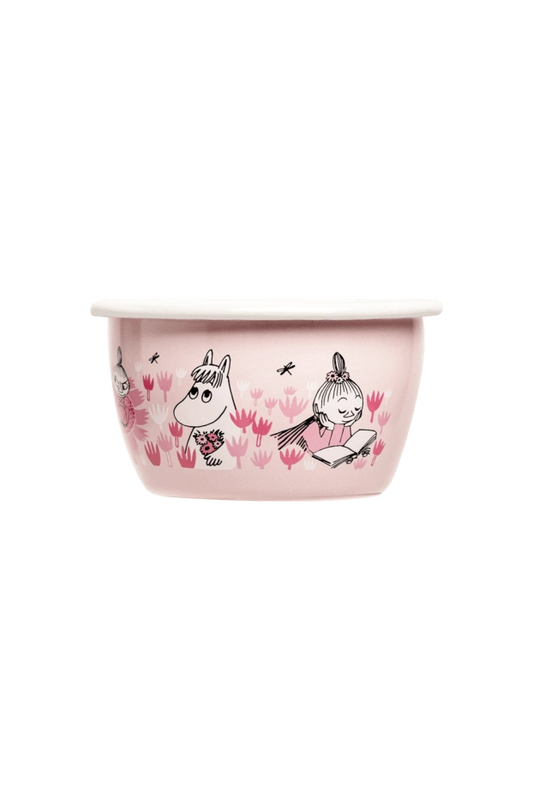 Moomin Enamel Bowl 3dl Girls - Mu Shop