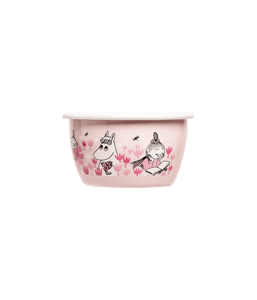 Moomin Enamel Bowl 3dl Girls - Mu Shop
