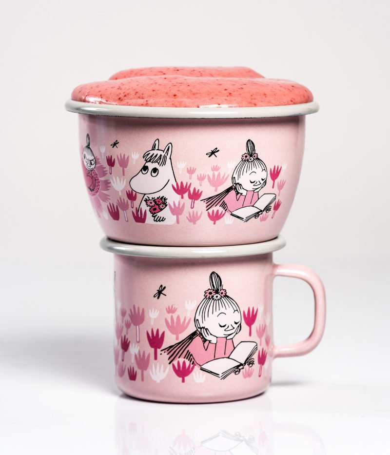 Moomin Enamel Bowl 3dl Girls - Mu Shop