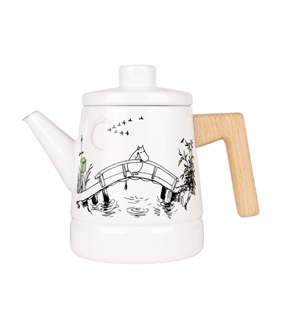 Moomin Enamel Coffee Pot 1,6L Missing You - Mu Shop