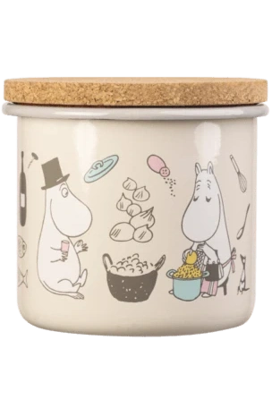 Moomin Enamel Jar 1,3L Bon Appétit - Mu Shop