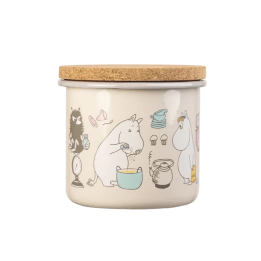 Moomin Enamel Jar 1,3L Bon Appétit - Mu Shop