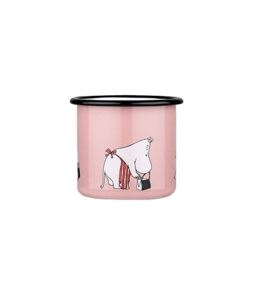 Moomin Enamel Moominmamma, Mug 3,7dl pink - Mu Shop