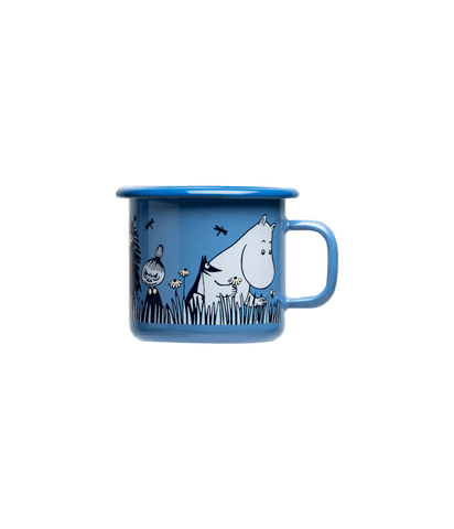 Moomin Enamel mug 2,5dl Friends - Mu Shop