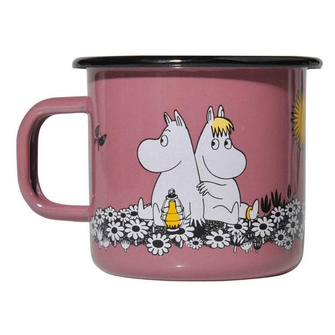 Moomin Enamel Mug Together Forever 3,7dl - Mu Shop