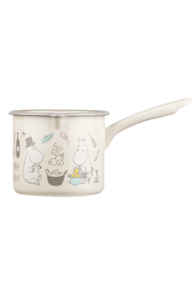 Moomin Enamel Saucepan 1,3L - Mu Shop