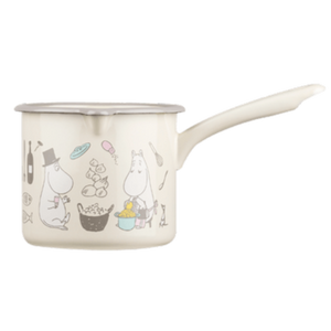 Moomin Enamel Saucepan 1,3L - Mu Shop