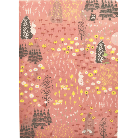 Moomin Forest A4 Sheet Protector (Pink)