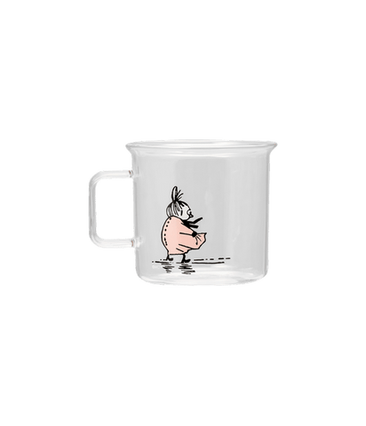 Moomin Glass Mug Little My 3.5 DL - Mu Shop
