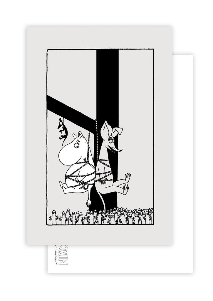 Moomin Hattifatteners Postcard - Mu Shop
