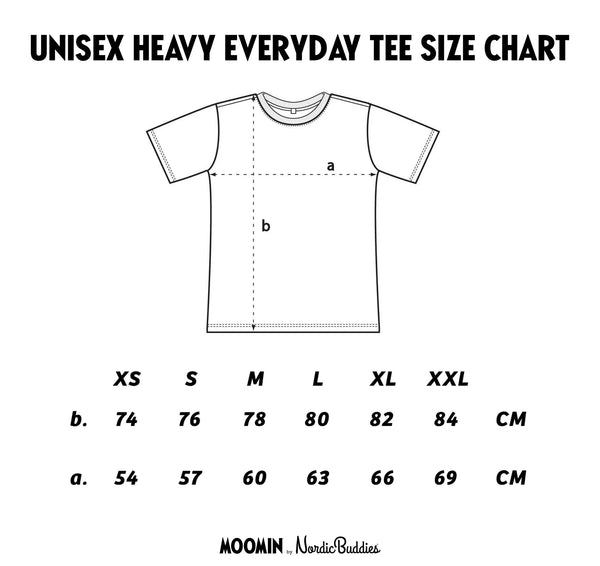Moomin House Adult T-Shirt - Black - Mu Shop