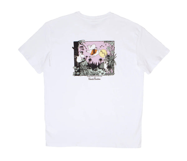 Moomin Jungle Adult T-Shirt - White - Mu Shop