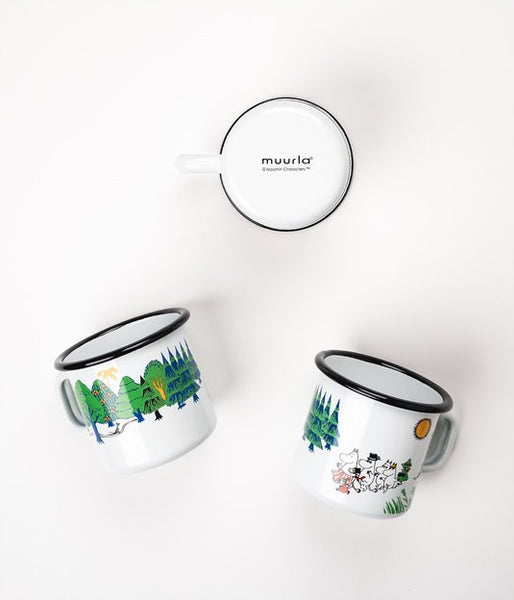 Moomin Moominvalley Enamel Mug 3,7dl colour - Mu Shop