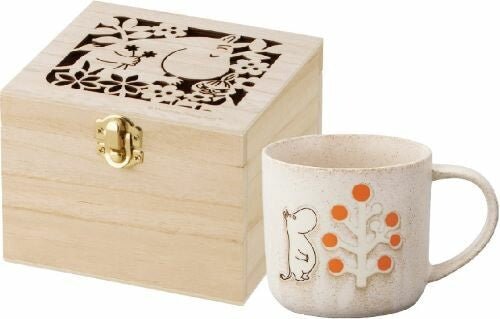 Moomin Mug Cup with Wooden Box 380ml - Mu Shop