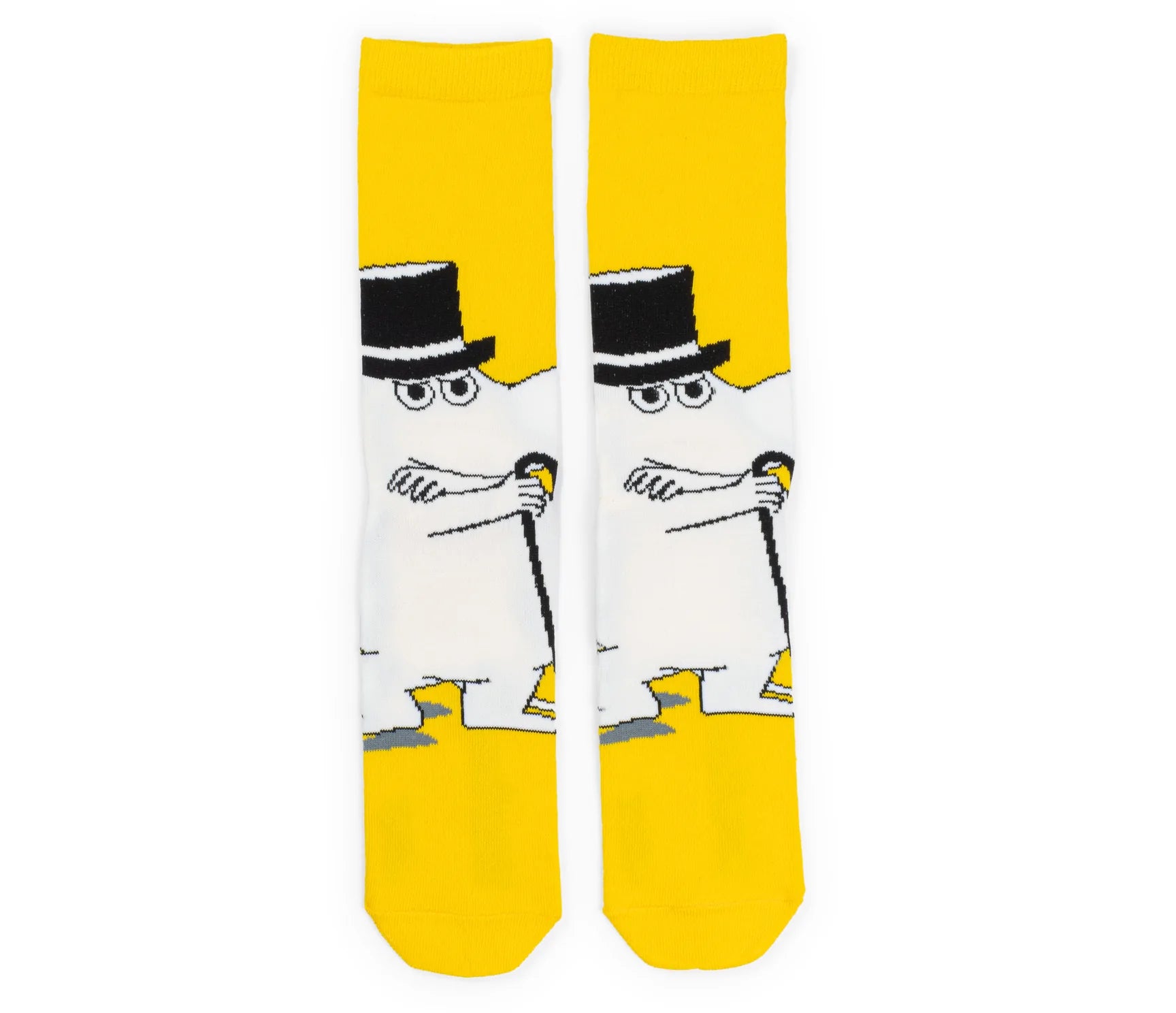 Moomin Pappa Wondering Men Socks - Yellow - Mu Shop