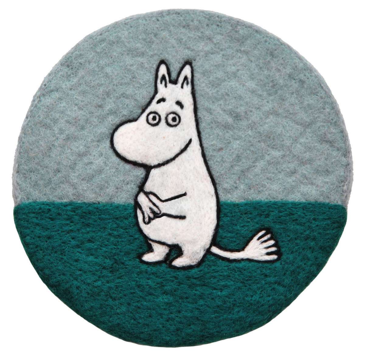 Moomin Pot Mat Blue 21cm - Mu Shop