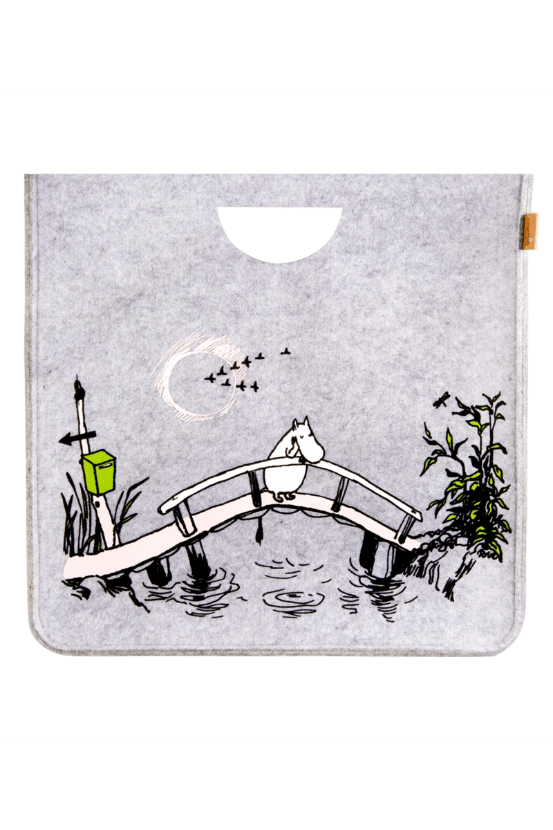 Moomin Storage Basket Missing You L - Mu Shop